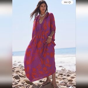 🦄🦄🦄RARE Free People Milkshake Mod Maxi Kaftan